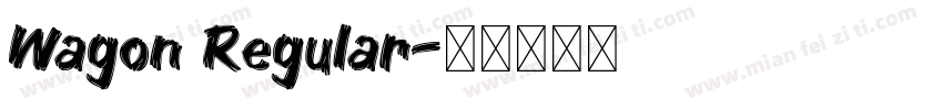 Wagon Regular字体转换